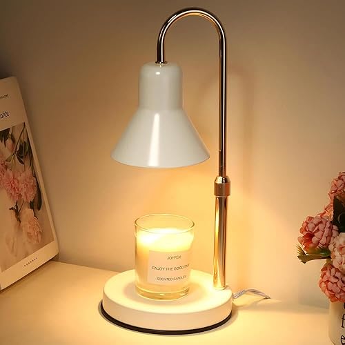 Lámpara calentadora de velas con temporizador para decoración del hogar, calentador de cera perfumada de altura ajustable, compatible con velas