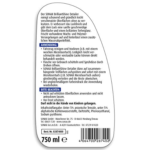 Lackreiniger Sonax Xtreme BrilliantShine Detailer 750 ml