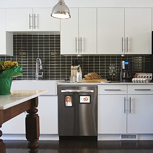 Fyy Picture Frame 5X7, 5 Pack Magnetic Photo Frames For Refrigerator, Magnetic Picture Frames Suitable For Fridge, Dishwasher, Locker And Office Cabinet, Horizontally Or Vertically #TOP5