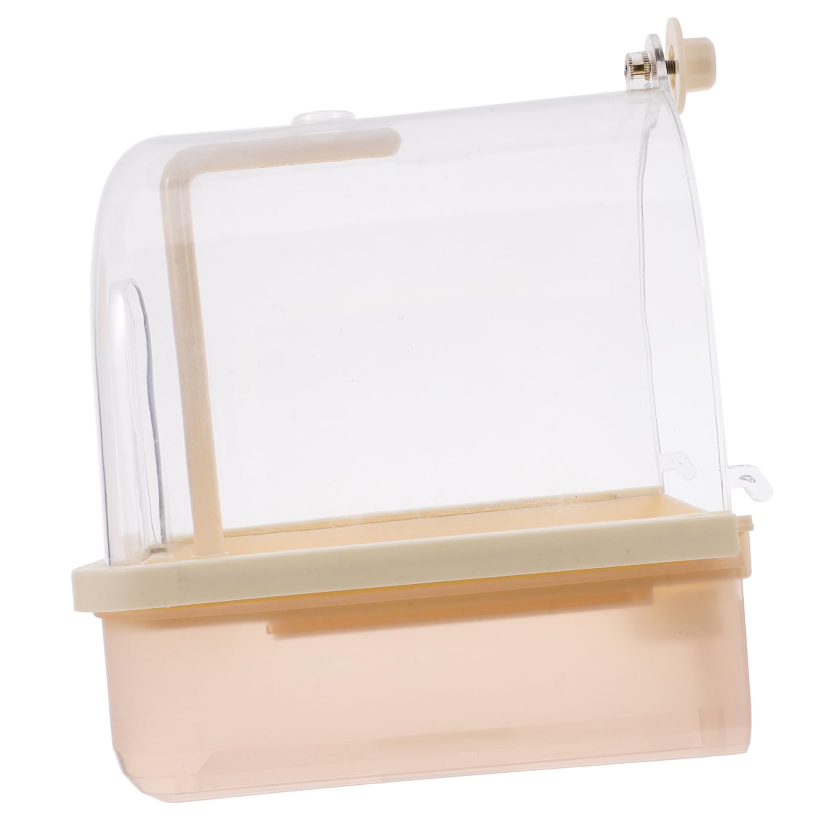 SUPVOX Bagno per Uccelli da Gabbia per Pappagalli, Vasca Esterna in ABS, Installazione Facile, Bagnetto Automatico per Gabbie Piccole e Medie