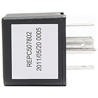 Vista 4 de Relé para Ford Windstar 1999 00 01 02 2003 5 terminales macho 12 V Conector macho Tipo de terminal de hoja Reemplazo para F0AB14N192AA