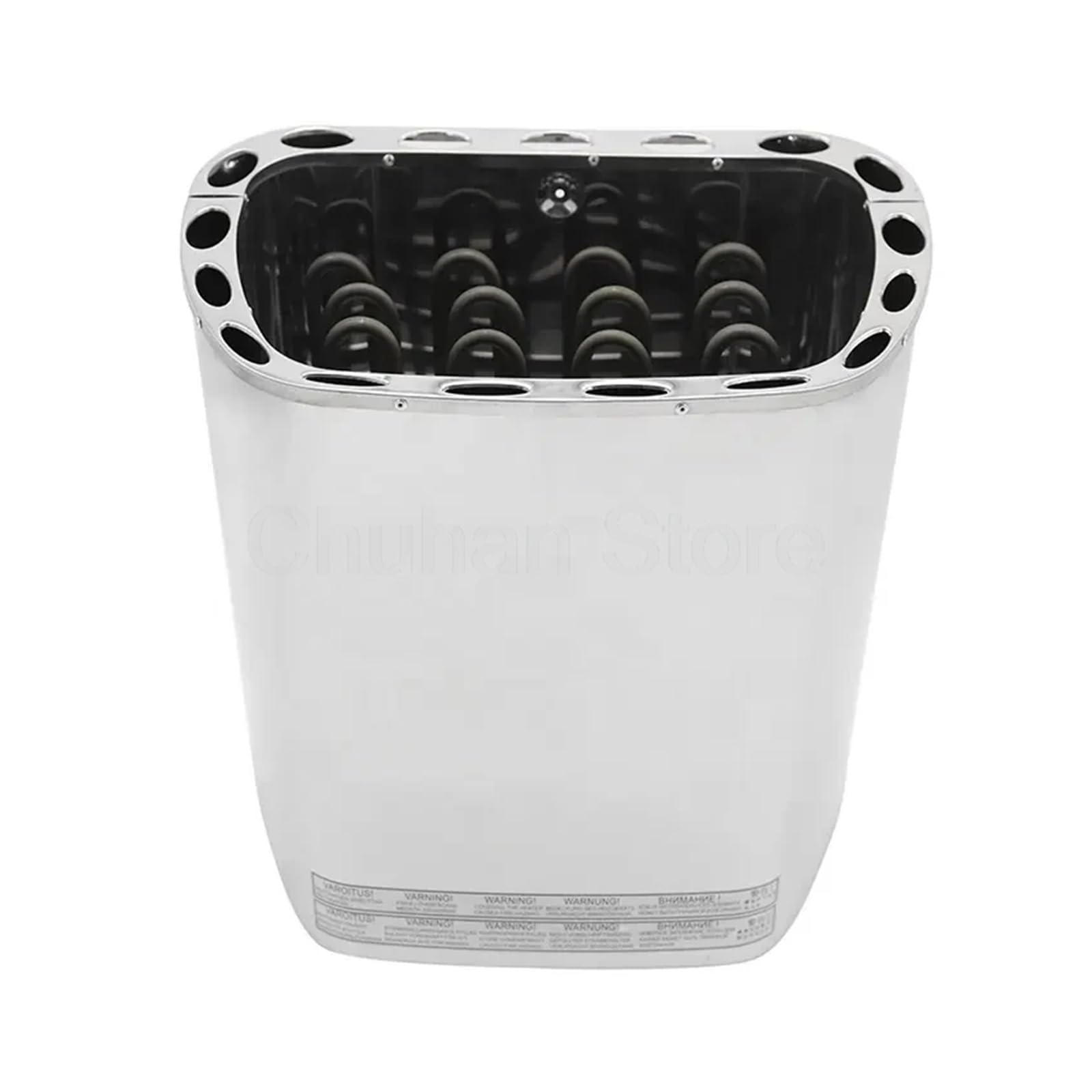 Poêle de Sauna électrique Ultra-Mince en Acier Inoxydable série Sac 9 KW avec contrôleur extérieur pour Sauna Sec (6 KW 220 V)