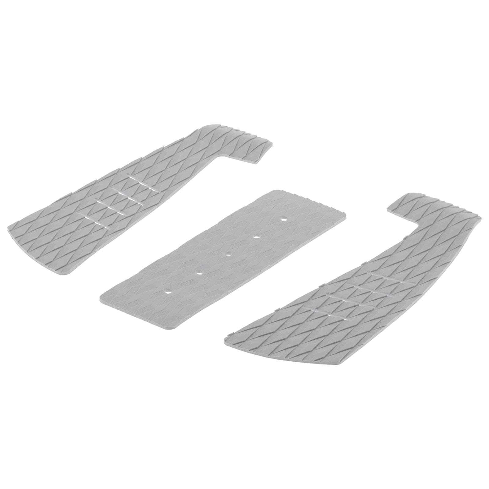 Alfombrilla antideslizante EVA Surf de alta calidad, cómoda, duradera, ligera, de tracción, para tabla de surf, longboard, paddle surf, deportes acuáticos, 9 unidades (gris)