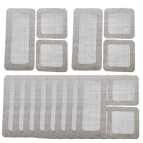 Cinta Reparadora Para Mosquiteras | Pack 10 Piezas Tira Protectora Autoadhesiva de Bricolaje - Cinta Reparadora De Malla Para Ventanas - Dormitorio Hogar Salón Porche Exterior Patio