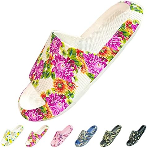 Sumvov Cozyslides Original Damen Schlappen 100% EVA Super Weich Rutschfest Badeschuhe Cozislides Original Hausschuhe Damen