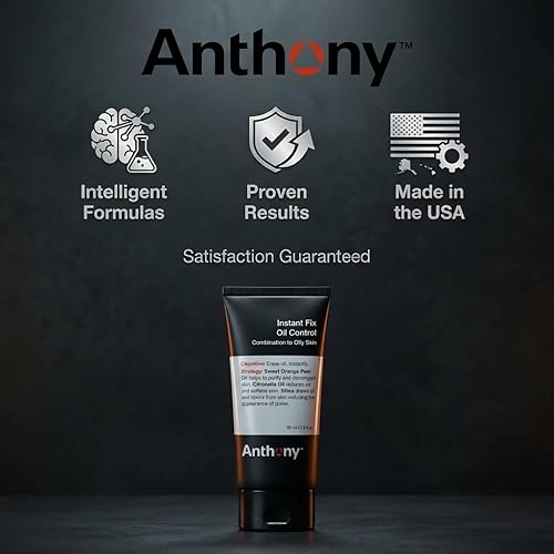 Miniatura 3 de Anthony Instant Fix - Control de aceite para hombres – Loción matificante para piel grasa – Hidratante y minimizador de poros elimina