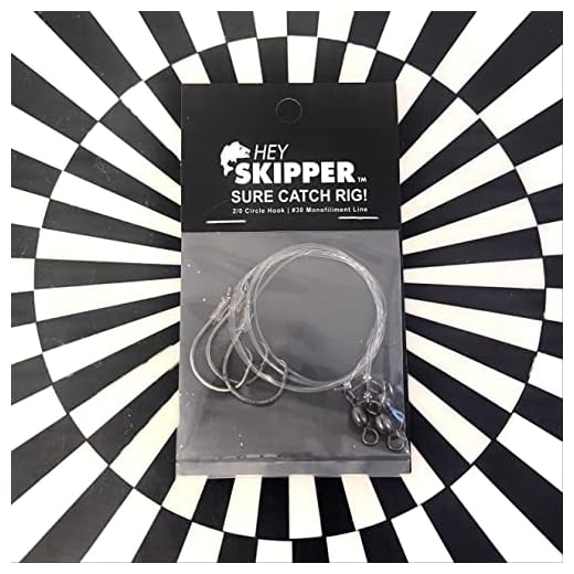 Hey Skipper Pre Tied Multi-Use Bottom Fishing Rig “Sure Catch” Rig Surf Fishing/Pier Fishing/Saltwater Fishing Rig: (Carolina Rig, Fish Finder Rig, Free Line + Bobber Fishing)