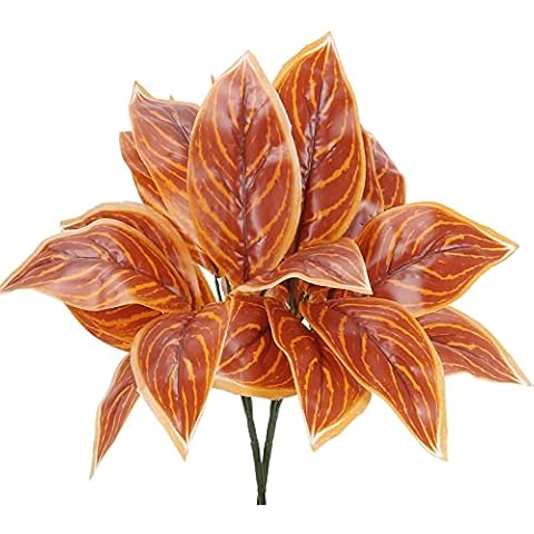 HUAESIN 2pcs Planta Artificial Exterior para Otoño Decoracion Cover