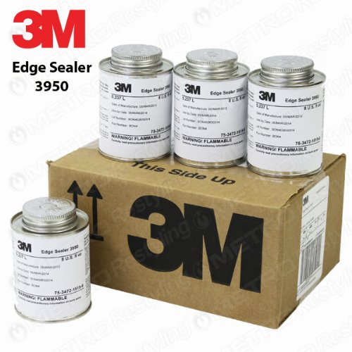 6 Pack/ Case 3M Edge Sealer 3950 1/2 Pint 8oz For Vinyl