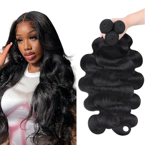 IDN BEAUTY 15A Cambodian Raw Human Hair Bundles Natural Black ...