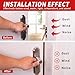 Fingwerk 40 Feet Rubber Door Weather Stripping Door Seal Large Gap, Self-Adhesive Extra Thick D-Shape Door Seal Strip for Door Frame Door Insulation Strip, Easy Cut to Size(Black)