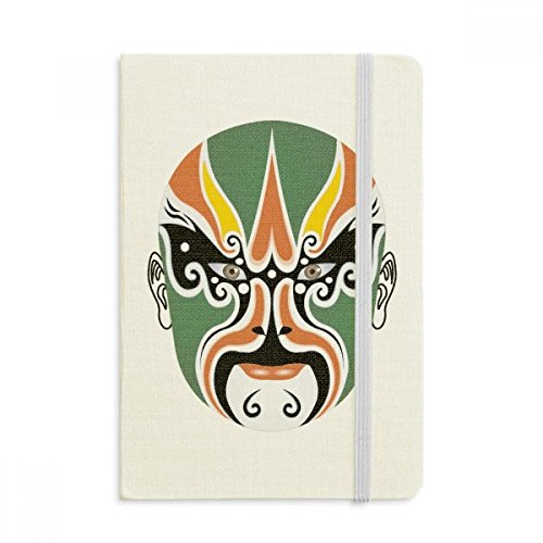 Cahier Opéra de Pékin A5 avec motif de masque Chengyaojin pour écriture