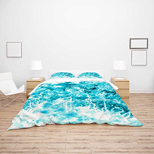 Housse de couette ultra douce Cheshongg en microfibre de polyester légère