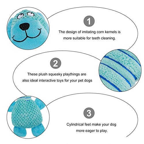 POPETPOP Cão Mastigar Brinquedos Interativos Brinquedos Do Cão de Pelúcia Em Forma de Cão Dentição B