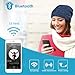 Bluetooth Beanie Hat Headphones Headset, Wireless Connection Siri Voice Control Built-in HD Stereo Speakers & Microphone, Knit Cap for Running, Outdoor Sports, Women Men (Blue)