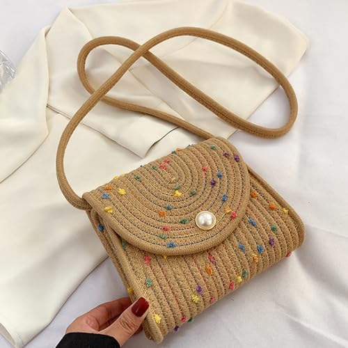 Sac mode épaule en coton de style hobo au design texturé unique - 6