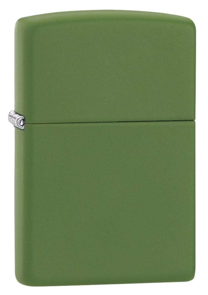 Zippo Regular Windproof Pocket Lighter For Unisex, Matte Moss Green