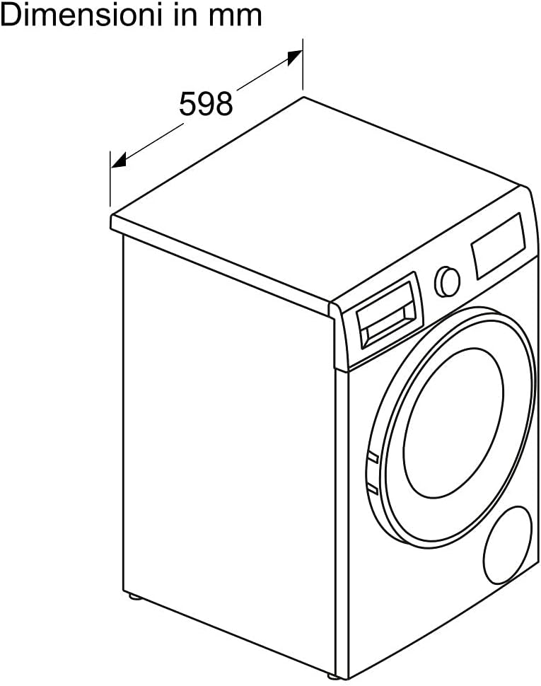 Bosch elettrodomestici WNA13400IT Serie 4, Lavasciuga, 8/5 kg, 1400 rpm Bosch elettrodomestici WNA13400IT Serie 4, Lavasciuga, 8/5 kg, 1400 rpm