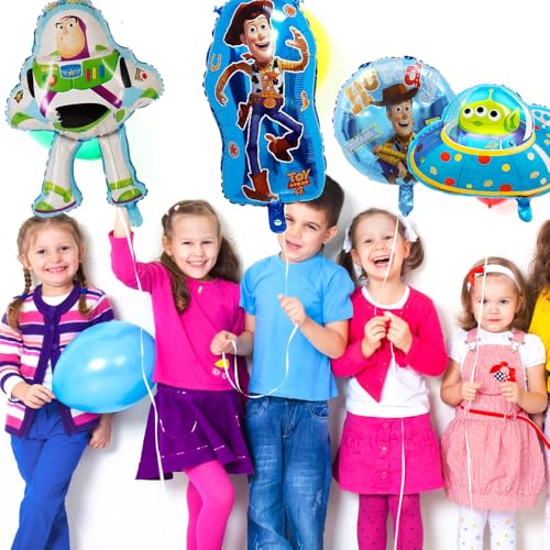 Hbdtjn HBDTJN1234 Toy Inspired Story Party Decorations Balloons,10Pcs Toy Game Balloons Set For Toy Inspired Story Birthday Party Decorations Supplies thumb #2