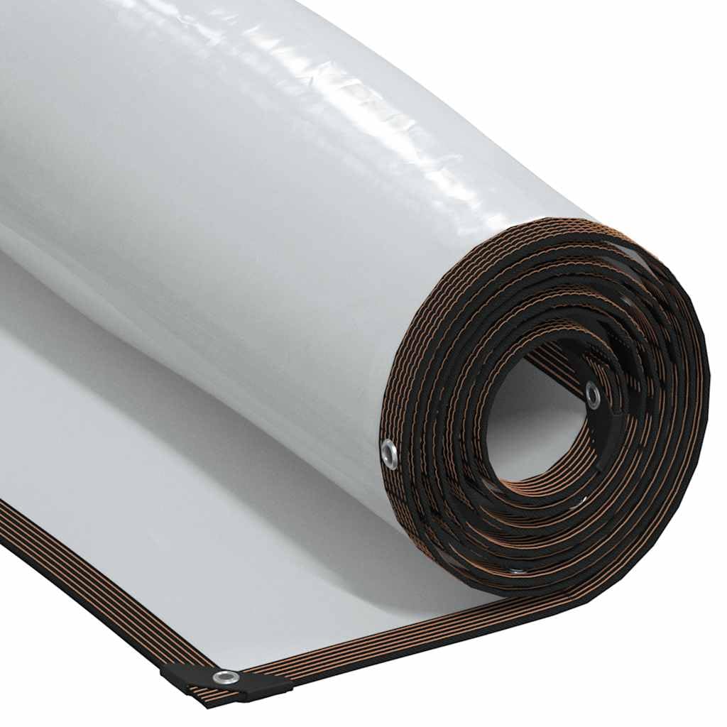 Vidaxl Transparent Clear Tarpaulin With Eyelets 1X4 M Polyethylene, Tarpaulin, Heavy Duty Clear Tarp, Clear Tarpaulin Sheet, Clear Tarp