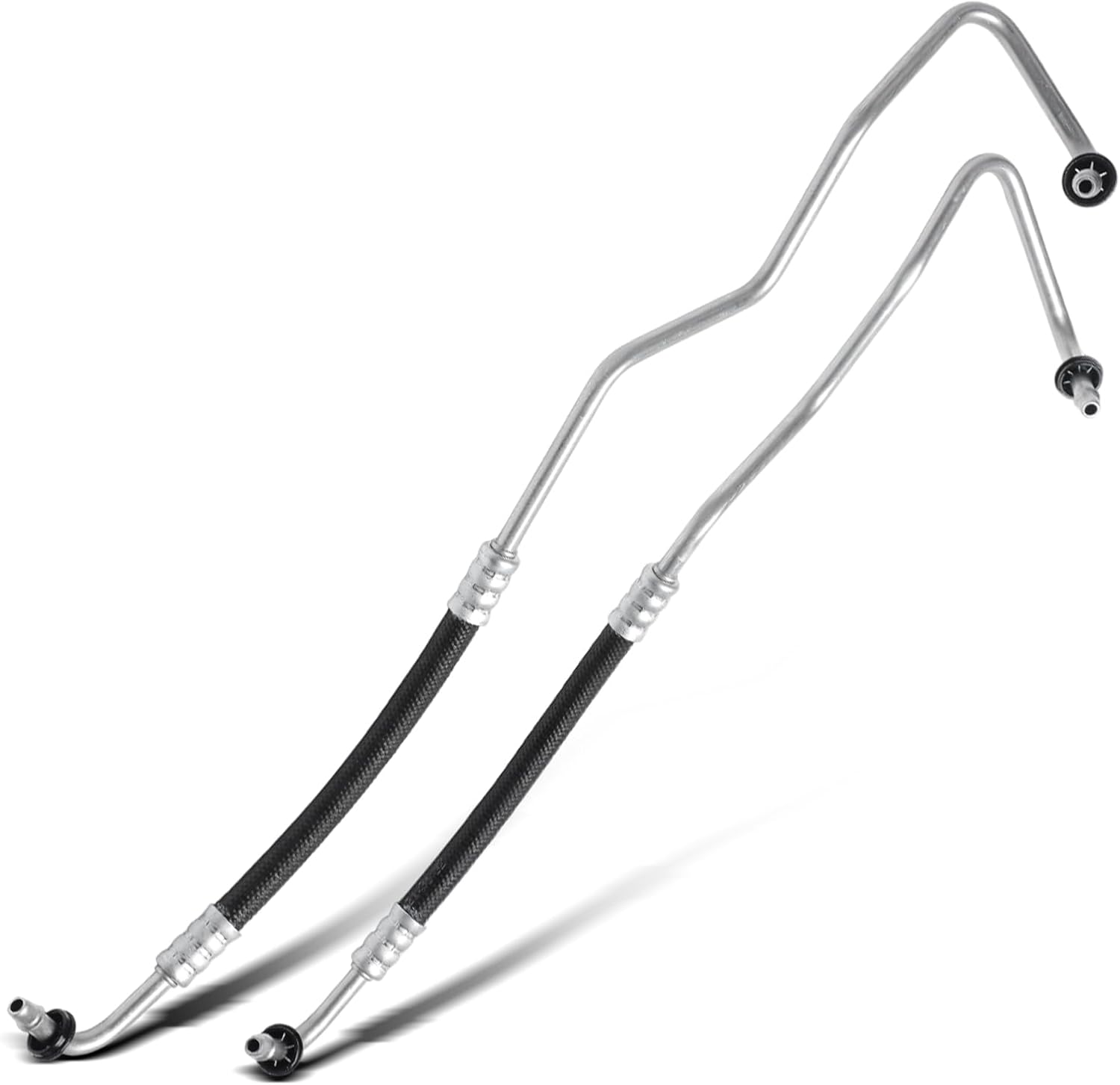 A-Premium Inlet & Outlet Automatic Transmission Oil Cooler Line Hose Assembly Compatible with Jeep Compass 2010-2017, Patriot 2010-2017 & Caliber 2010-2012, Automatic Transmission