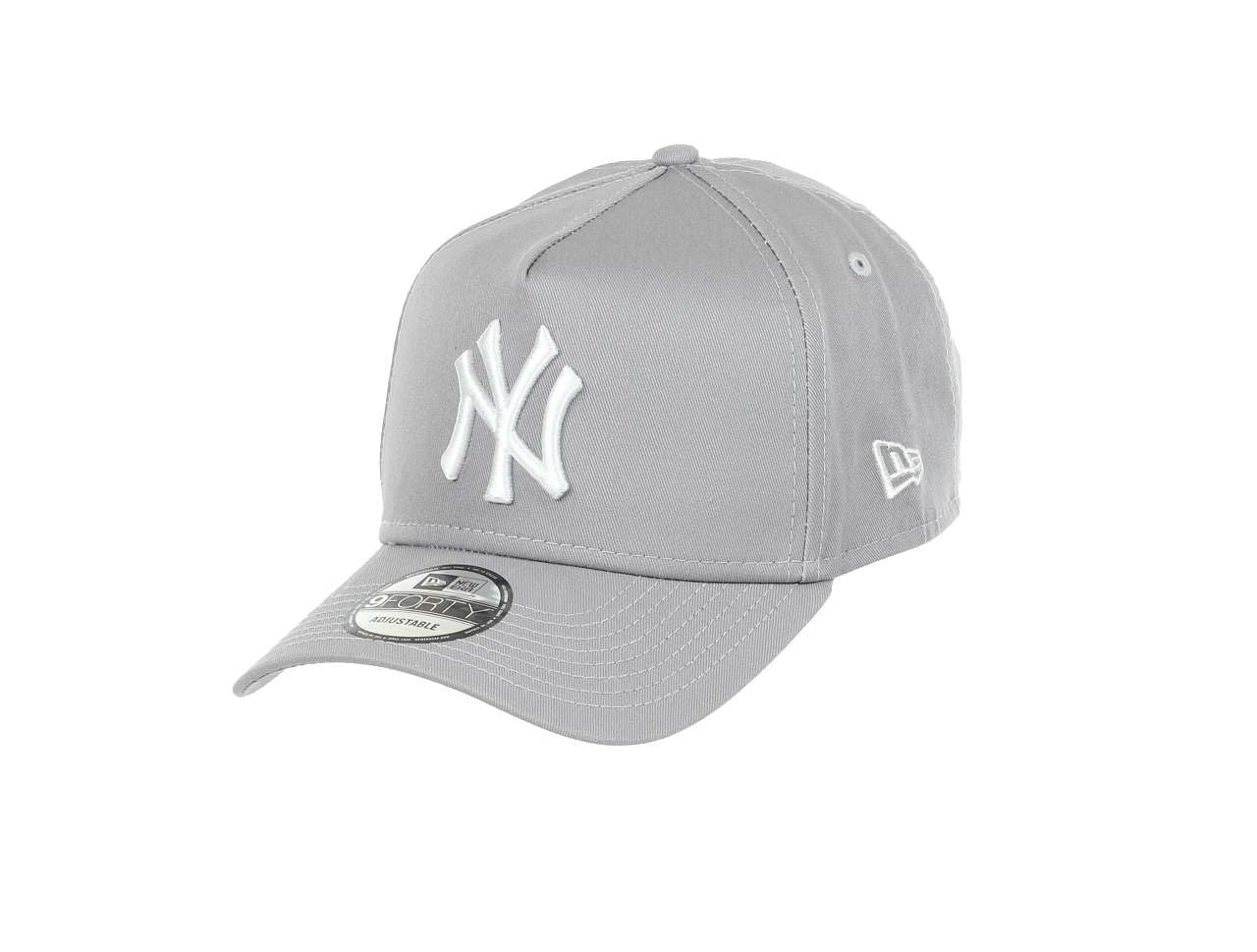 New Era New York Yankees MLB Essential Grey 9Forty A-Frame Snapback Cap