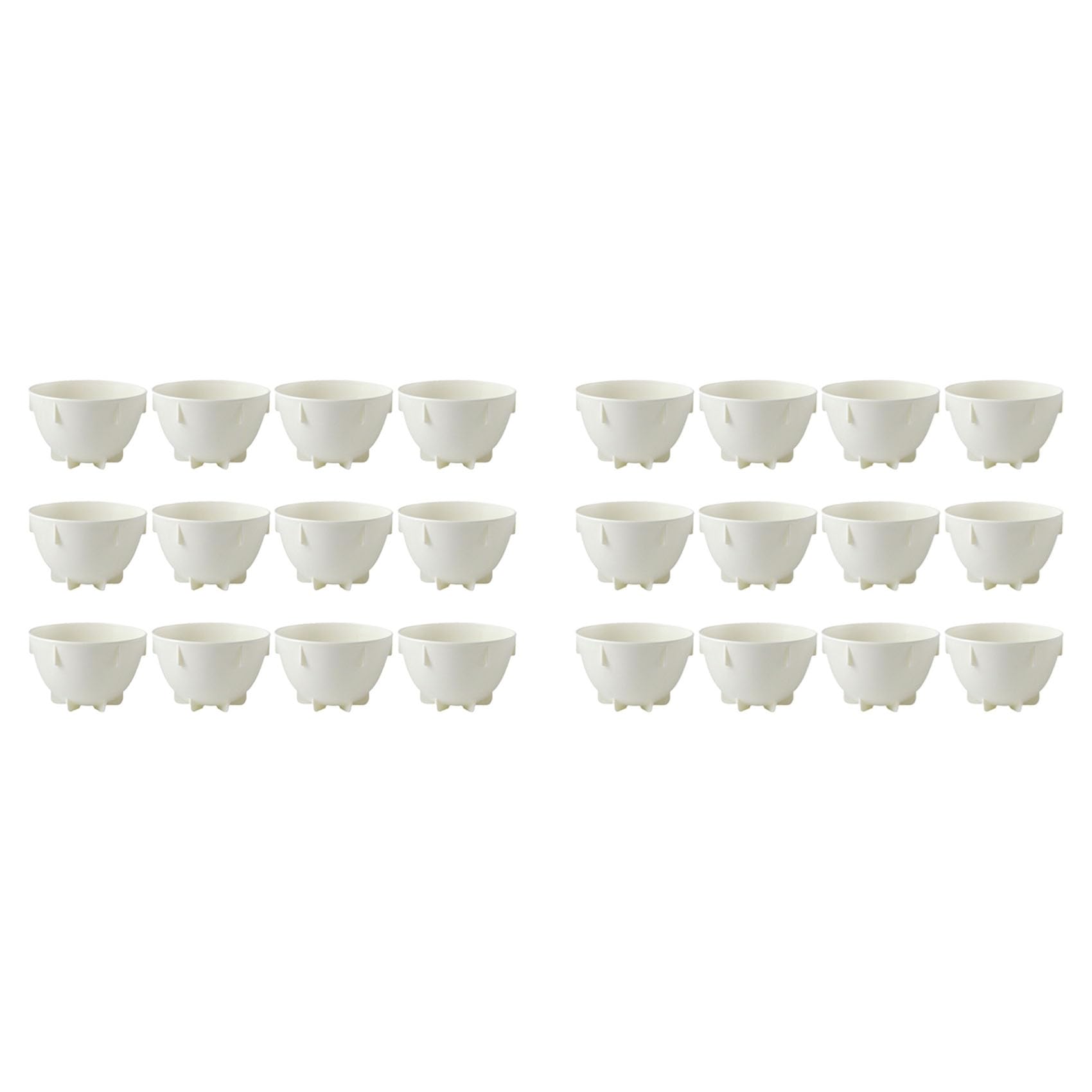 Hndhbfgrt 24x Coffee Cupping Bowls 200 Ml Coffee Cup Stackable for Coffee Enthusiasts Coffee Shop Reduce Heat Loss