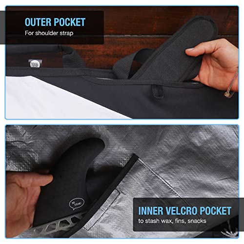 Ho Stevie! Surfboard Bag - Durable Daybag Cover For Shortboards To Longboards [Choose Size] (9.5) #TOP5