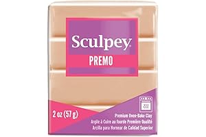 Sculpey Beige Tan Polymer Clay: The Perfect Clay for All Your Crafting Needs