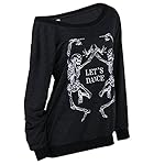 LuFeng-Womens-Halloween-Off-Shoulder-Skeleton-Printing-Funny-T-Shirt-Long-Sleeve-Sweatshirts-Pullover-Tops