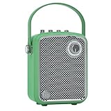 🔊【Design portatile, goditi la musica sempre e ovunque】Questo elegante altoparlante portatile è dotato di un sistema a doppio driver (un tweeter da 1 pollice + un woofer da 4 pollici) che offre un suono potente e ricco fino a 80 W. La tecnologia DSP integrata garantisce bassi profondi e un suono surround senza perdita di qualità. Il corpoclassico ed elegante, abbinato a una maniglia in silicone di alta qualità, è leggero e portatile, facilmente trasportabile con una sola mano. Che tu stia ascoltando musica a casa, in campeggio all'aperto o durante un viaggio in auto, puoi goderti una festa musicale sempre e ovunque, senza limiti di spazio.