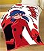 Miraculous Ladybug Kids Fleece Blanket 39" x 59" Super Soft Durable Throw Blanket Miraculous Lady Fleece Throw Blanket Character Fleece Blanket Throw