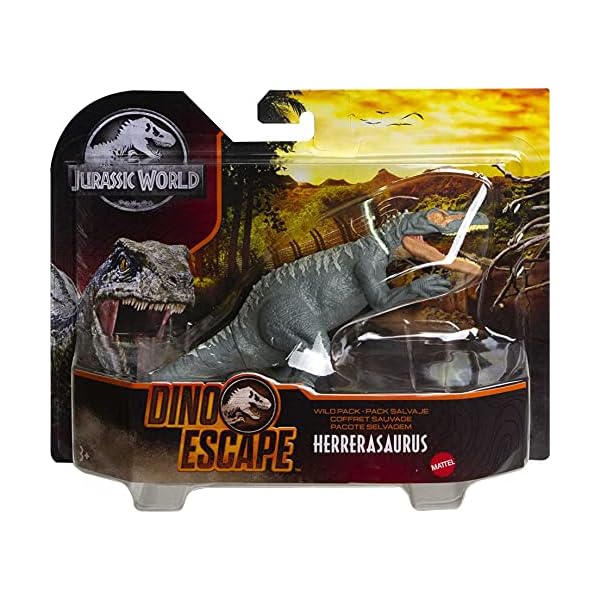 Mattel Jurasic World Mod Sdos Wild Dinosaurier Figur mit Sound – Bild 7