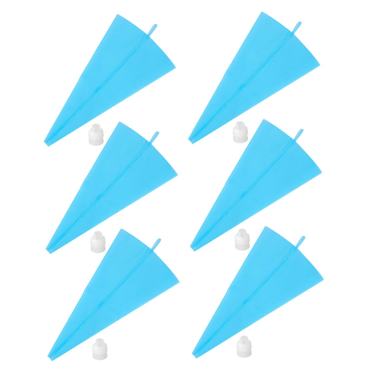 Cabilock 6 Sets Reusable Silicone Piping Bags And Couplers Set Cake Decorating Tools Frosting Bags For Home Baking Cookie Cupcake Pastry