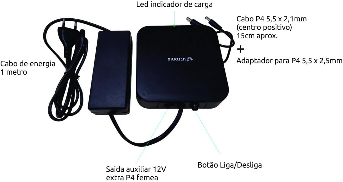Nobreak 12V 2A: Review e Testado por 48h para Roteador Wi-Fi