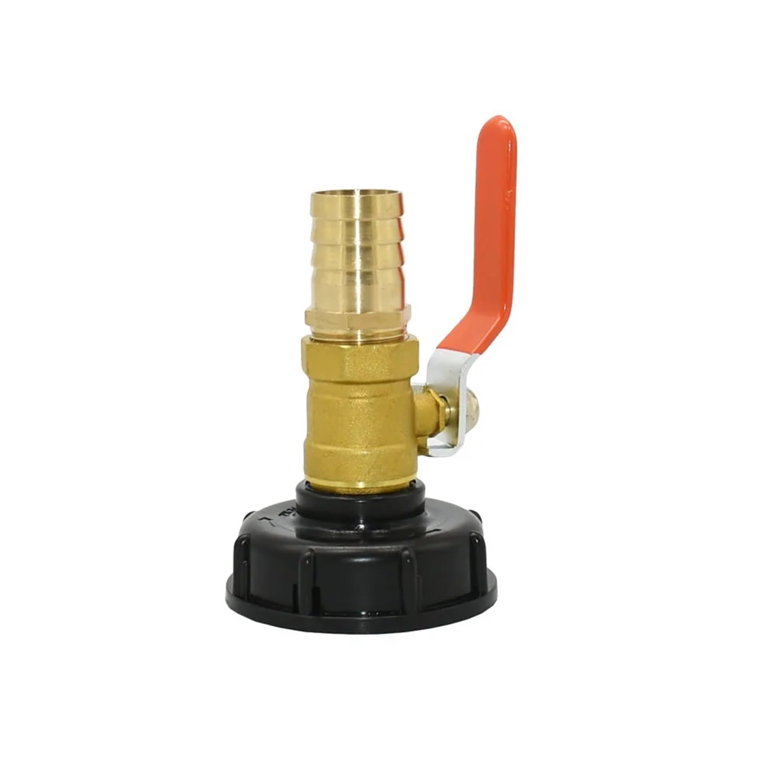25mm S60X6 IBC Water Tank Adapter N20 Brass Hose Barb Connector 1000L Outdoor Rainwater Collection Valve