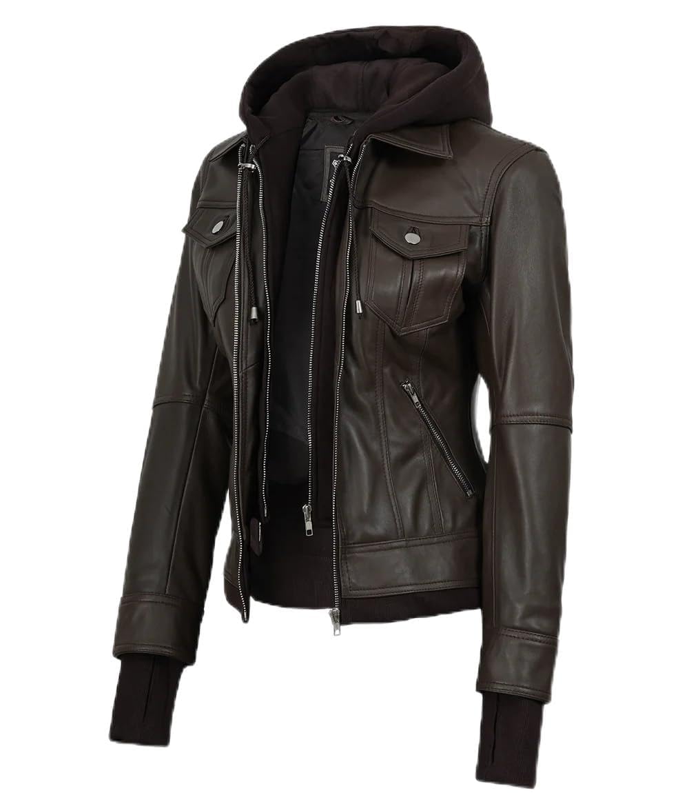 Blingsoul Real Leather Jacket Women - Lambskin Jackets for Womens