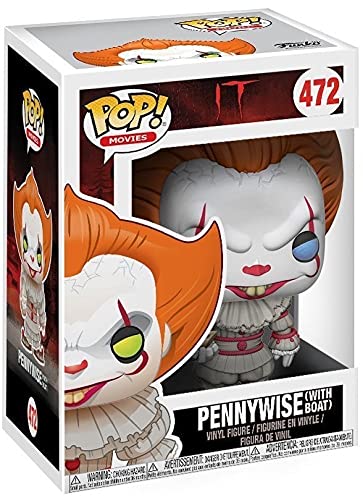 POP Stephen King's It, Pennywise with Boat Funko Pop! Vinyl Figure (Bundled with Compatible Pop Box Protector Case) - Image 3