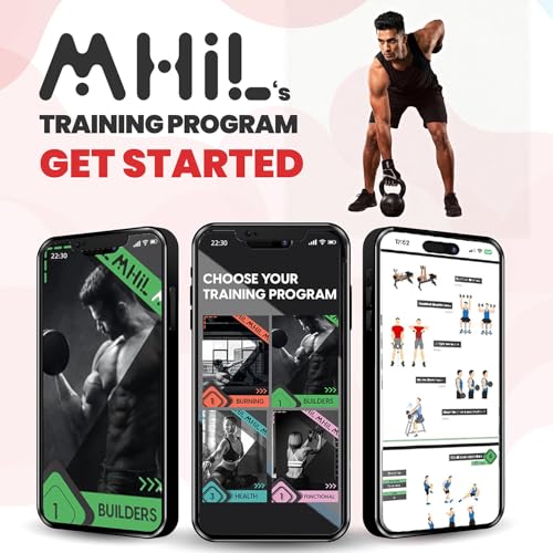MhIL Workout Gloves for Men – Comfortable Gym Gloves for Men with Enhanced Grip for Safety and Hand Protection – Weight Lifting Protection with Wrist Wraps Support for Performance Boost and Style - image 6