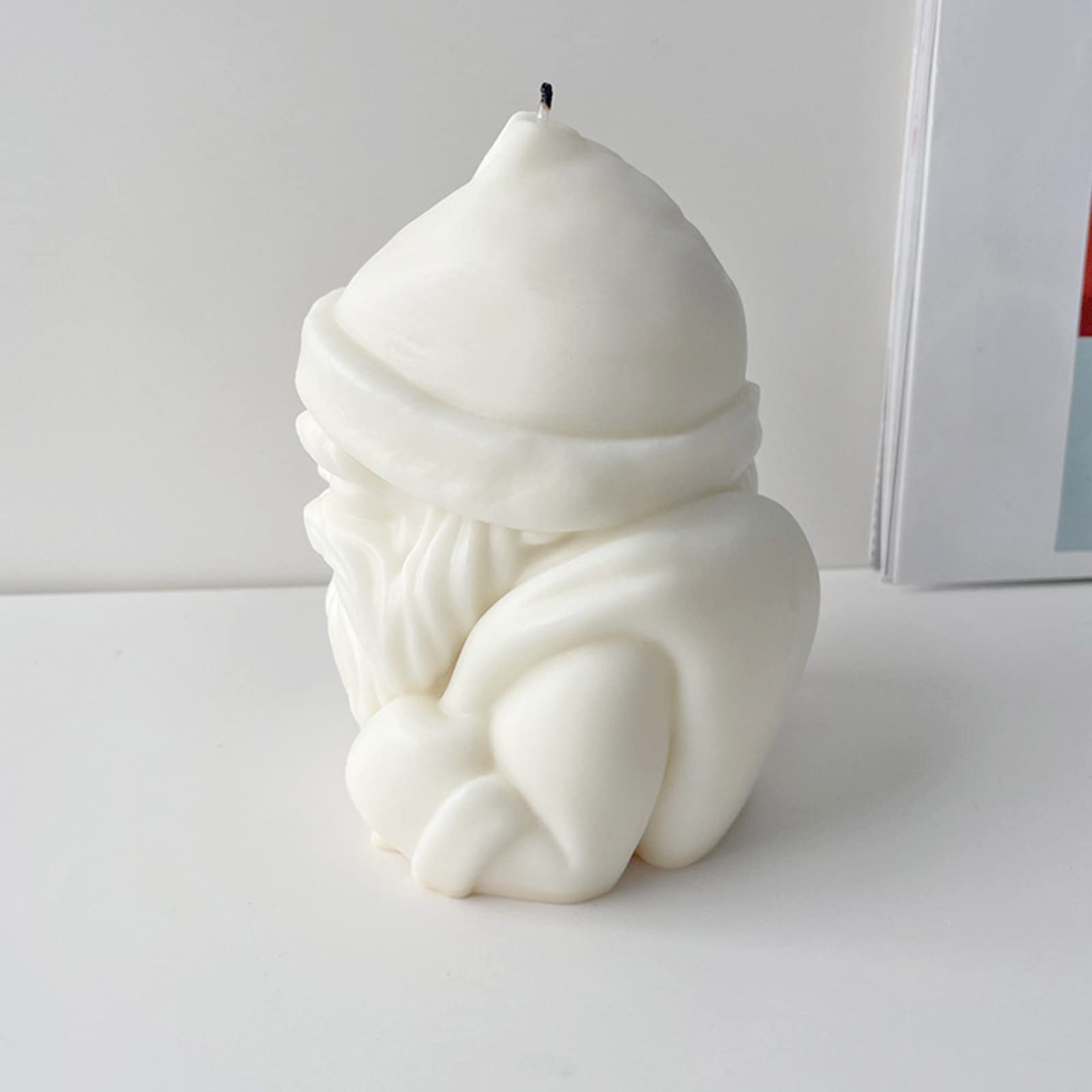 3D Świąteczna forma Świętego Mikołaja, silikon, do robienia mydła, gipsowego silikonu