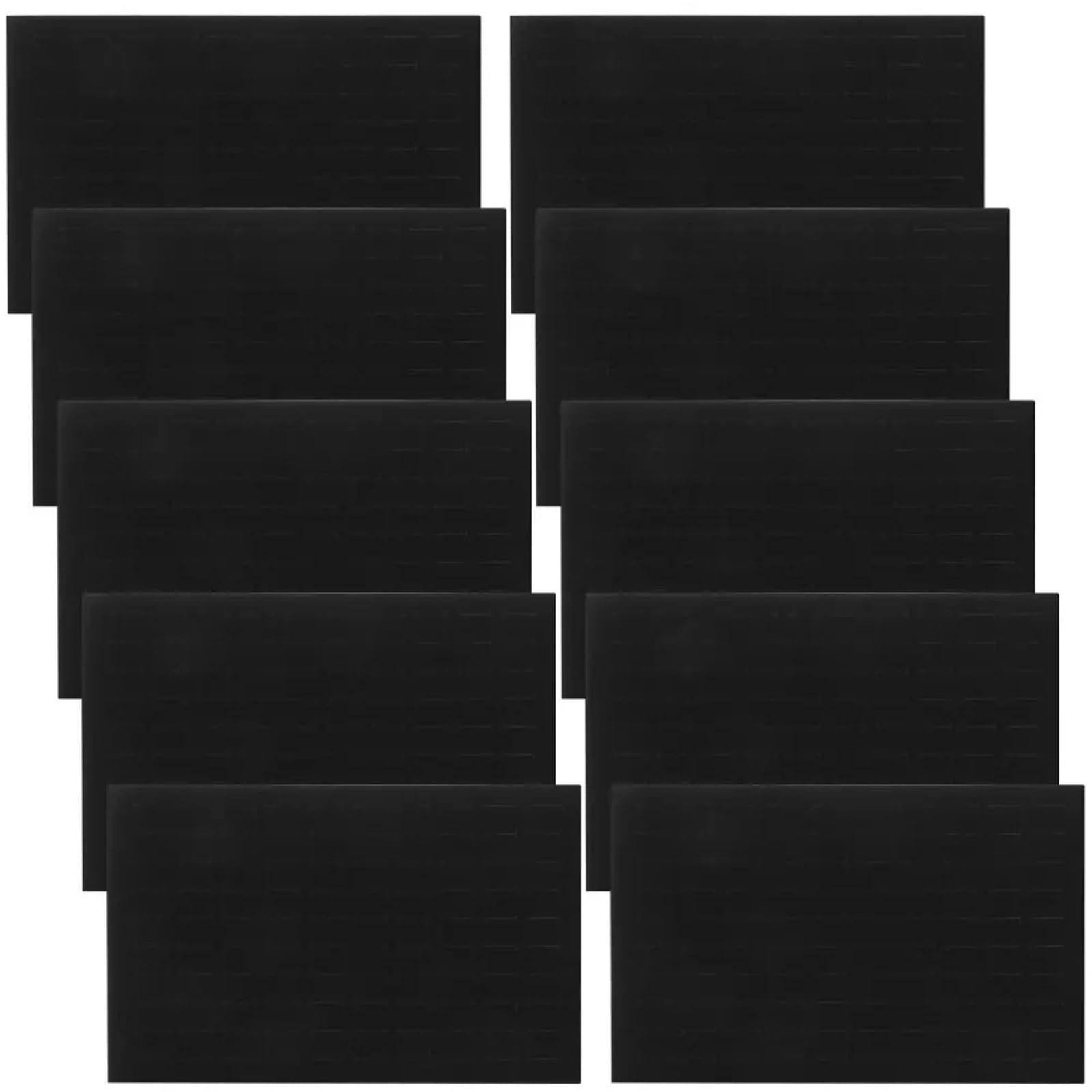 LSNNMU 10Pcs Jewelry Storage Sponge Pads Ring Holder Insert Box Organizer Earring Display Tray Mat For Jewelry