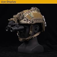 Vista 2 de Helmet Mount Night Vision Goggles Nylon NVG Tactical Helmet Mount Adjustable Full Nylon Tactical Helmet Mount for L4G24 Nvg Mount