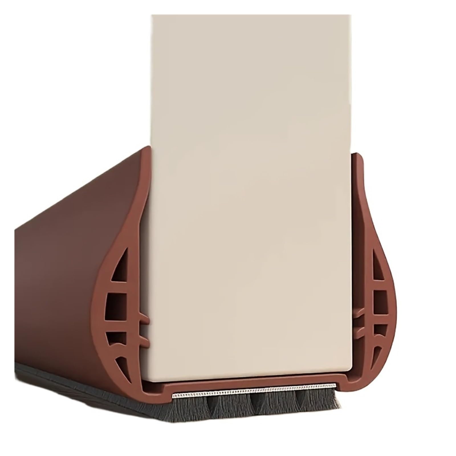 Draft Excluder For Doors 1PC Door Bottom Sealing Strip And Noise Insulation Flexible Weather Stripping Draft Guard Insulator Windproof Sealing Strip(Brown)