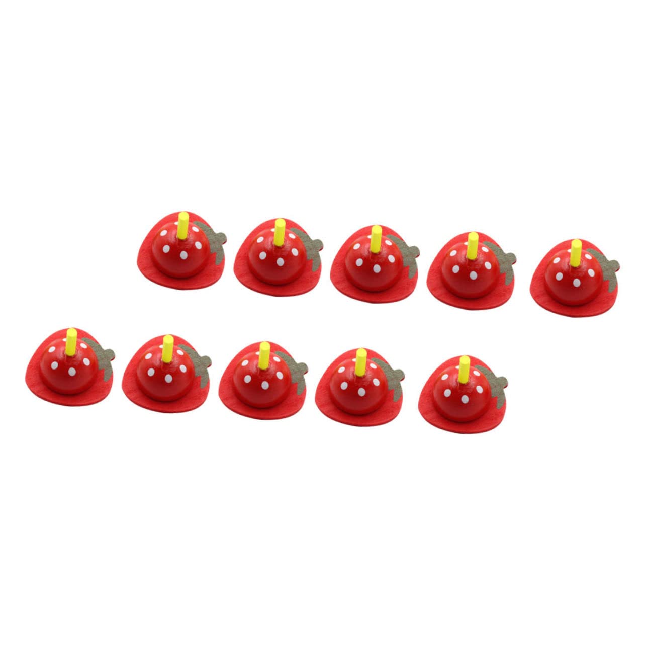 BESPORTBLE 10pcs Tops Educational Spinning Tops for Enhance Hand Eye Coordination Visual Stimulation Safe Design Present