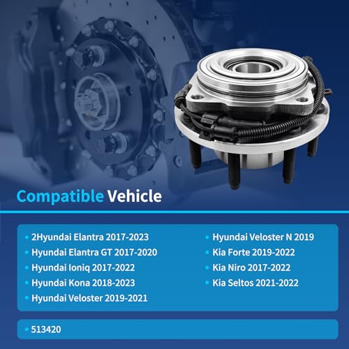 1 PC 515130 Wheel Hub Bearing Compatible with 2011-2016 F-250/F-350 4WD by Yamosov - Image 2