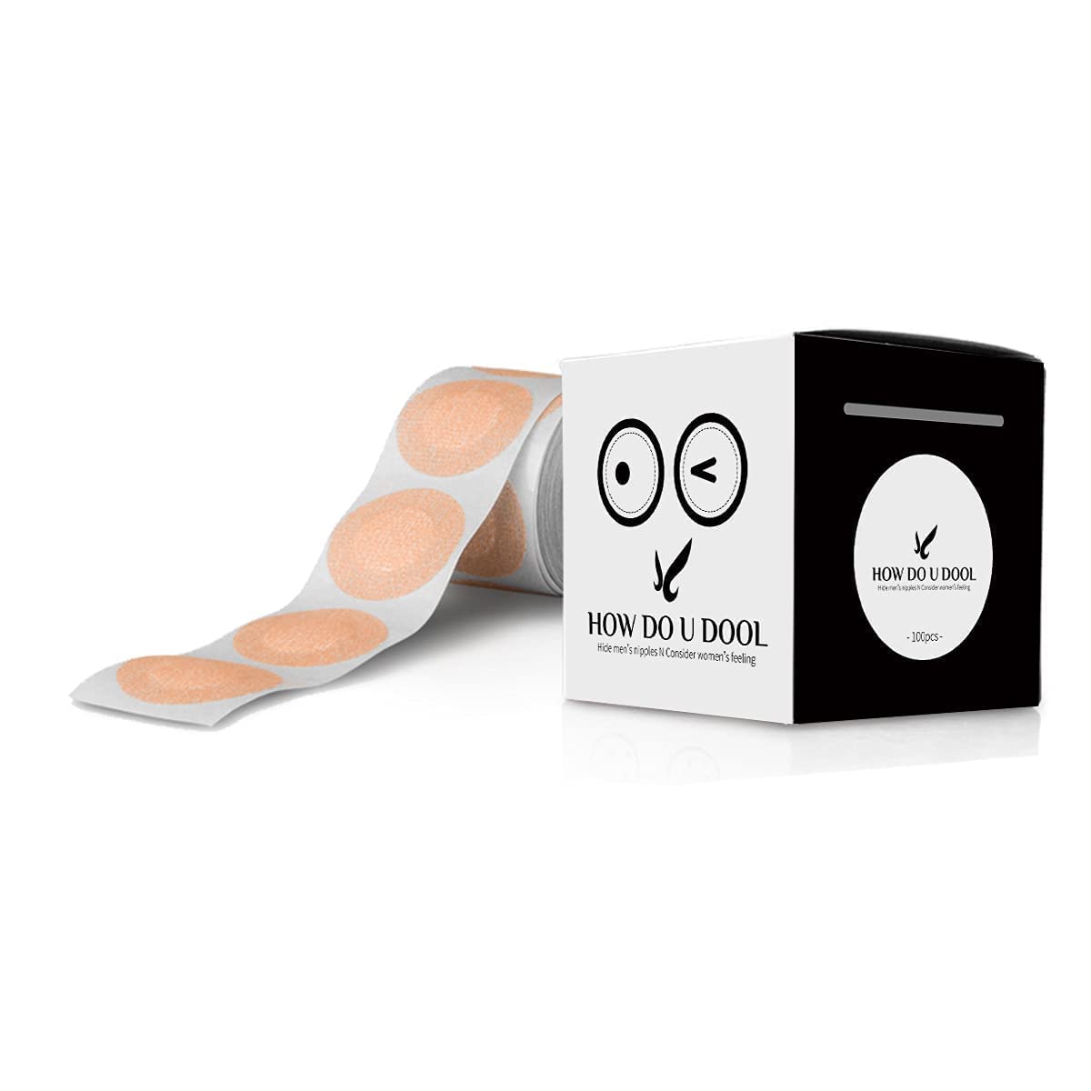 Copricapezzoli Paracapezzoli Uomo Running - Copri Capezzoli Adesivi, USA e Getta, Impermeabile Cerotti Capezzoli Maratona Corsa Sport, Nipple Covers, 35mm (Non Toccare la Superficie Adesiva)
