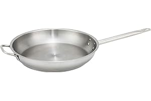 Winware 14 Inch Stainless Steel FryPanSS