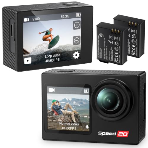 Speed20 アクションカメラ ウェアラブルカメラ アクションカム 4K 2k Amazon | Hiicam Speed20 アクションカメラ ウェアラブルカメラ 4K