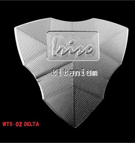 入曽精密 REAL EDGE 純国産商品 究極のこだわりアイテム チタニウム製ギターピック チタンピック　 (WTS-02　DELTA)