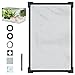 Faroby 47x20 Inch Aquarium Lid Anti Jumping Magnetic Mesh Screen Netting Fish Tank